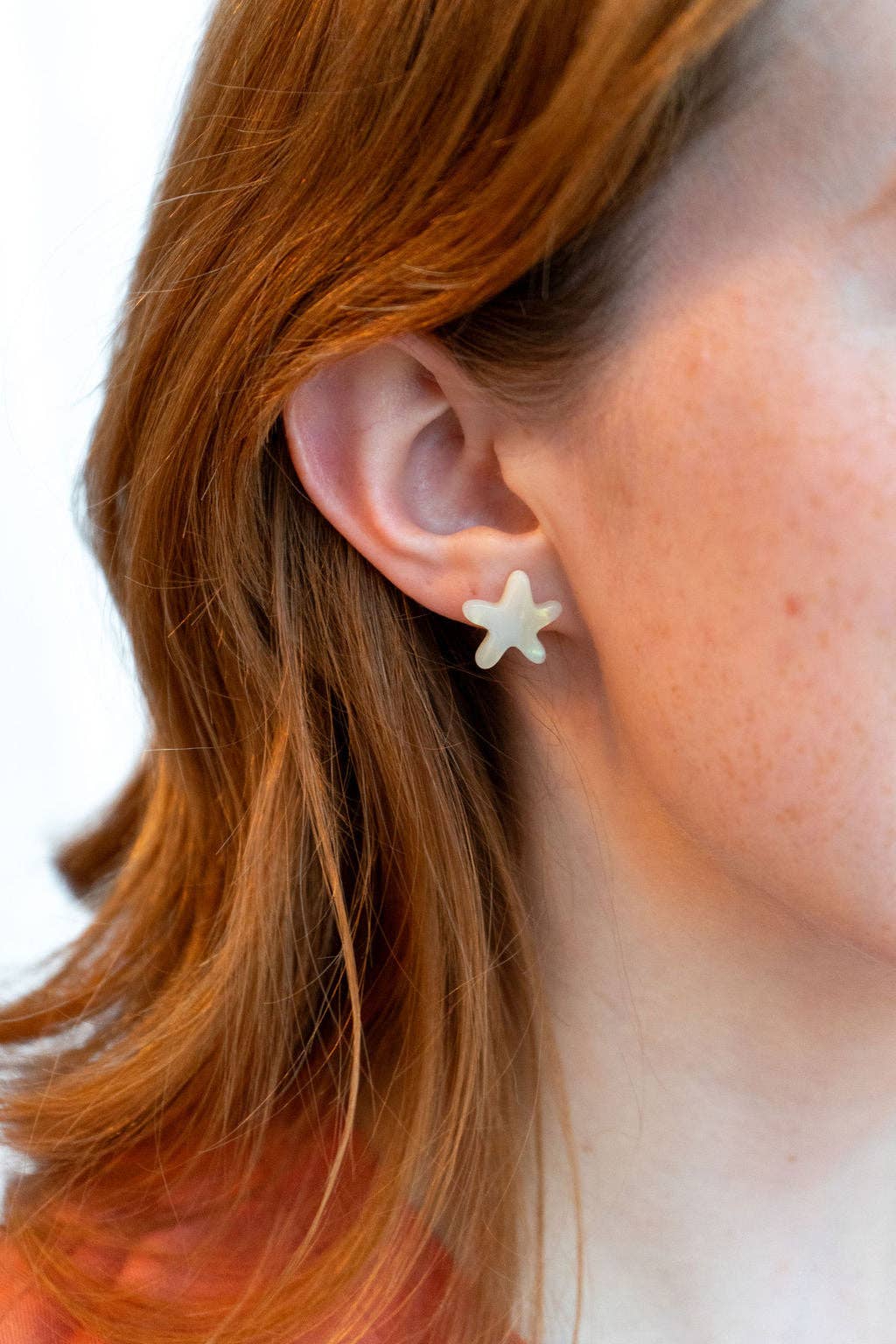 Starfish Studs - Ivory