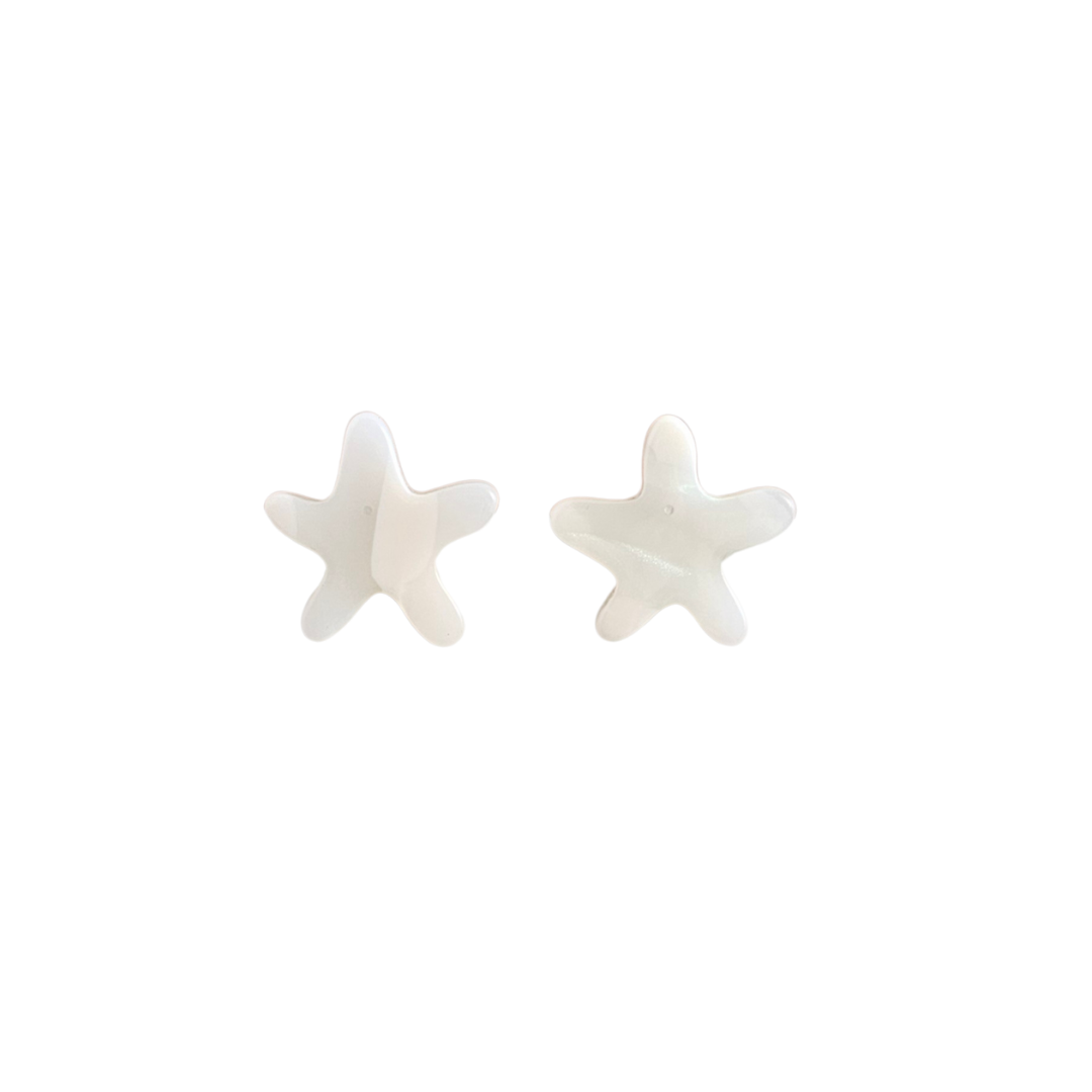 Starfish Studs - Ivory