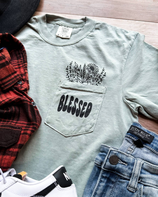 Blessed Pocket Graphic Tee