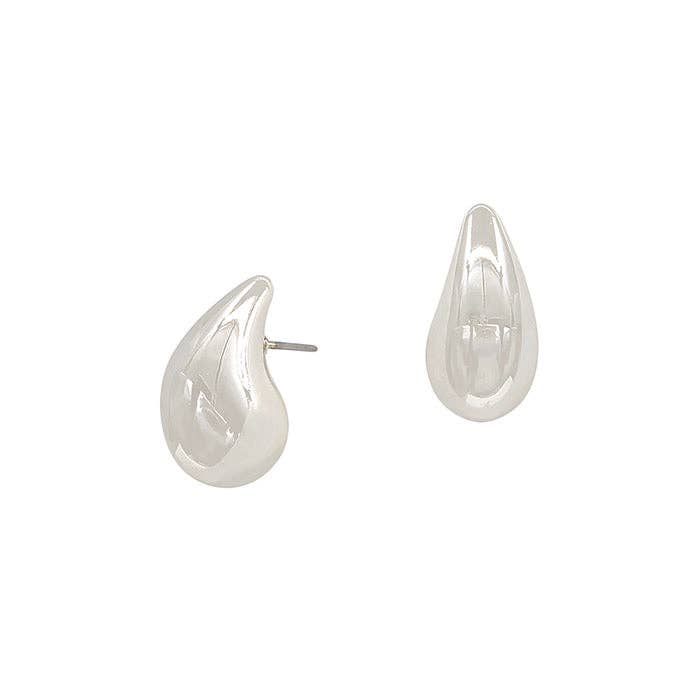 Silver Shine Mini Teardrop Stud